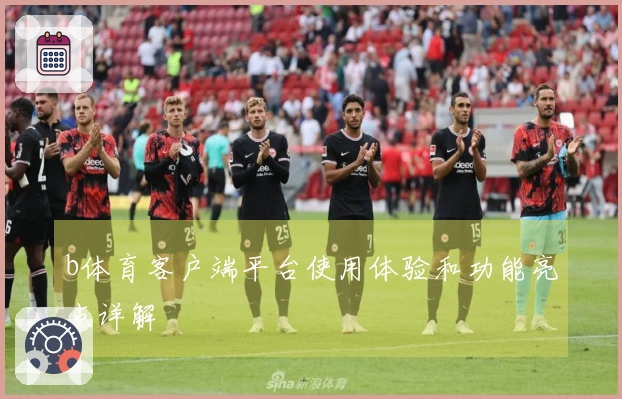 b体育客户端平台使用体验和功能亮点详解